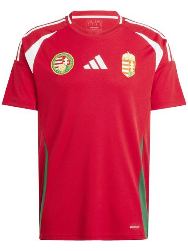 Hungary maillot domicile Kit de football pour hommes premier uniforme vêtements de sport hauts de football chemise de sport coupe Euro 2024